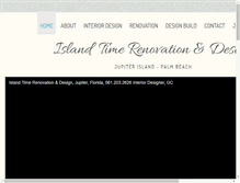 Tablet Screenshot of islandtimerenovationdesign.com
